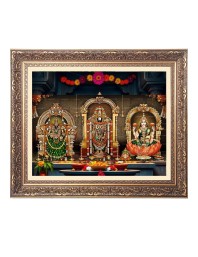 God Tirupati Big Photo Frame - 18x22 Inches for Home,Temple & Office Decoration