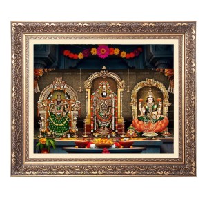 God Tirupati Big Photo Frame - 24x28 Inches for Home,Temple & Office Decoration God Tirupati Big Photo Frame - 24x28 Inches for Home,Temple & Office Decoration