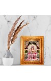 Divine Ganesha Golden Designer Photo Frame | 12x16 Inch Religious Wall Hanging Frame For Home & Office Decoration | Hindu Deity Spiritual Gift Item