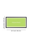 Nature Landscape Floating Frame Scenery Digital Print - (I5922) - 12x24 inch Modern Nature Wall Art for Living Room, Bedroom, Office, Hotels, Drawing Room