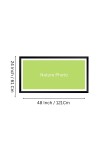 Nature Landscape Floating Frame Scenery Digital Print - (I5922) - 24x48 inch Modern Nature Wall Art for Living Room, Bedroom, Office, Hotels, Drawing Room