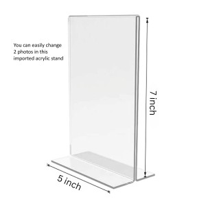 Bal Gopal Sri Krishna Acrylic T-Style Photo Stand - 5x7 Inches, Compact and Stylish Spiritual Display, easily change 2 photos (Pack of 1) Bal Gopal Sri Krishna Acrylic T-Style Photo Stand - 5x7 Inches, Compact and Stylish Spiritual Display, easily change 2 photos (Pack of 1)
