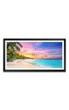 Nature Landscape Floating Frame Scenery Digital Print - (I5708) - 12x24 inch Modern Nature Wall Art for Living Room, Bedroom, Office, Hotels, Drawing Room