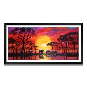 Nature Landscape Floating Frame Scenery Digital Print - (I5624) - 12x24 inch Modern Nature Wall Art for Living Room, Bedroom, Office, Hotels, Drawing Room Nature Landscape Floating Frame Scenery Digital Print - (I5624) - 12x24 inch Modern Nature Wall Art for Living Room, Bedroom, Office, Hotels, Drawing Room