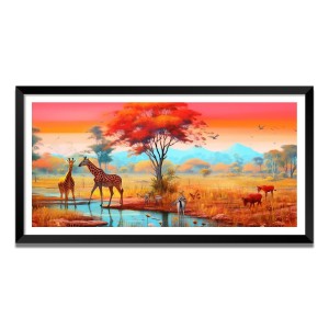 Nature Landscape Floating Frame Scenery Digital Print - (I5623) - 12x24 inch Modern Nature Wall Art for Living Room, Bedroom, Office, Hotels, Drawing Room Nature Landscape Floating Frame Scenery Digital Print - (I5623) - 12x24 inch Modern Nature Wall Art for Living Room, Bedroom, Office, Hotels, Drawing Room