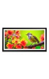 Nature Landscape Floating Frame Scenery Digital Print - (I5832) - 12x24 inch Modern Nature Wall Art for Living Room, Bedroom, Office, Hotels, Drawing Room