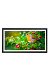 Nature Landscape Floating Frame Scenery Digital Print - (I5914) - 12x24 inch Modern Nature Wall Art for Living Room, Bedroom, Office, Hotels, Drawing Room