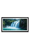 Nature Landscape Floating Frame Scenery Digital Print - (I5591) - 12x24 inch Modern Nature Wall Art for Living Room, Bedroom, Office, Hotels, Drawing Room