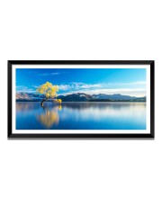 Nature Landscape Floating Frame Scenery Digital Print - (I5742) - 12x24 inch Modern Nature Wall Art for Living Room, Bedroom, Office, Hotels, Drawing Room