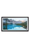 Nature Landscape Floating Frame Scenery Digital Print - (I5605) - 12x24 inch Modern Nature Wall Art for Living Room, Bedroom, Office, Hotels, Drawing Room