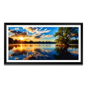Nature Landscape Floating Frame Scenery Digital Print - (I5678) - 12x24 inch Modern Nature Wall Art for Living Room, Bedroom, Office, Hotels, Drawing Room Nature Landscape Floating Frame Scenery Digital Print - (I5678) - 12x24 inch Modern Nature Wall Art for Living Room, Bedroom, Office, Hotels, Drawing Room