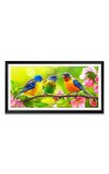 Nature Landscape Floating Frame Scenery Digital Print - (I5702) - 12x24 inch Modern Nature Wall Art for Living Room, Bedroom, Office, Hotels, Drawing Room