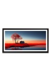 Nature Landscape Floating Frame Scenery Digital Print - (I5537) - 12x24 inch Modern Nature Wall Art for Living Room, Bedroom, Office, Hotels, Drawing Room