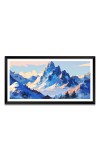 Nature Landscape Floating Frame Scenery Digital Print - (I5809) - 12x24 inch Modern Nature Wall Art for Living Room, Bedroom, Office, Hotels, Drawing Room