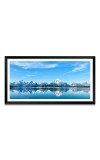 Nature Landscape Floating Frame Scenery Digital Print - (I5699) - 12x24 inch Modern Nature Wall Art for Living Room, Bedroom, Office, Hotels, Drawing Room