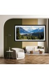 Nature Landscape Floating Frame Scenery Digital Print - (I5815) - 12x24 inch Modern Nature Wall Art for Living Room, Bedroom, Office, Hotels, Drawing Room