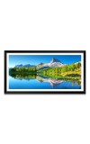 Nature Landscape Floating Frame Scenery Digital Print - (I5713) - 12x24 inch Modern Nature Wall Art for Living Room, Bedroom, Office, Hotels, Drawing Room