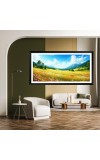 Nature Landscape Floating Frame Scenery Digital Print - (I5818) - 12x24 inch Modern Nature Wall Art for Living Room, Bedroom, Office, Hotels, Drawing Room