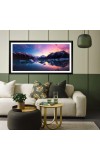 Nature Landscape Floating Frame Scenery Digital Print - (I5576) - 12x24 inch Modern Nature Wall Art for Living Room, Bedroom, Office, Hotels, Drawing Room