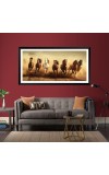 Nature Landscape Floating Frame Scenery Digital Print - (I5927) - 12x24 inch Modern Nature Wall Art for Living Room, Bedroom, Office, Hotels, Drawing Room
