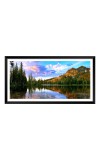 Nature Landscape Floating Frame Scenery Digital Print - (I5893) - 12x24 inch Modern Nature Wall Art for Living Room, Bedroom, Office, Hotels, Drawing Room