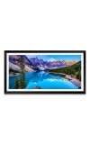 Nature Landscape Floating Frame Scenery Digital Print - (I5860) - 12x24 inch Modern Nature Wall Art for Living Room, Bedroom, Office, Hotels, Drawing Room