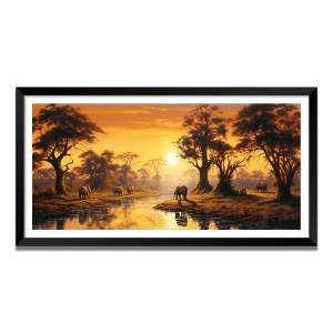 Nature Landscape Floating Frame Scenery Digital Print - (I5665) - 12x24 inch Modern Nature Wall Art for Living Room, Bedroom, Office, Hotels, Drawing Room Nature Landscape Floating Frame Scenery Digital Print - (I5665) - 12x24 inch Modern Nature Wall Art for Living Room, Bedroom, Office, Hotels, Drawing Room