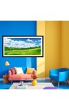 Nature Landscape Floating Frame Scenery Digital Print - (I5741) - 12x24 inch Modern Nature Wall Art for Living Room, Bedroom, Office, Hotels, Drawing Room