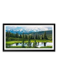 Nature Landscape Floating Frame Scenery Digital Print - (I5735) - 12x24 inch Modern Nature Wall Art for Living Room, Bedroom, Office, Hotels, Drawing Room