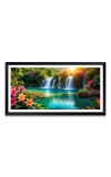 Nature Landscape Floating Frame Scenery Digital Print - (I5783) - 12x24 inch Modern Nature Wall Art for Living Room, Bedroom, Office, Hotels, Drawing Room