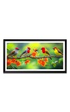 Nature Landscape Floating Frame Scenery Digital Print - (I5839) - 12x24 inch Modern Nature Wall Art for Living Room, Bedroom, Office, Hotels, Drawing Room