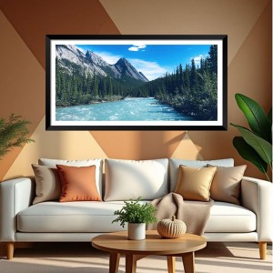 Nature Landscape Floating Frame Scenery Digital Print - (I5769) - 12x24 inch Modern Nature Wall Art for Living Room, Bedroom, Office, Hotels, Drawing Room Nature Landscape Floating Frame Scenery Digital Print - (I5769) - 12x24 inch Modern Nature Wall Art for Living Room, Bedroom, Office, Hotels, Drawing Room