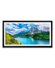 Nature Landscape Floating Frame Scenery Digital Print - (I5838) - 12x24 inch Modern Nature Wall Art for Living Room, Bedroom, Office, Hotels, Drawing Room