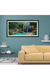 Nature Landscape Floating Frame Scenery Digital Print - (I5793) - 12x24 inch Modern Nature Wall Art for Living Room, Bedroom, Office, Hotels, Drawing Room