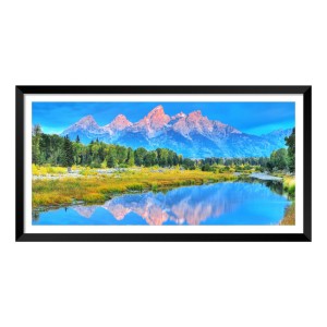 Nature Landscape Floating Frame Scenery Digital Print - (I5884) - 12x24 inch Modern Nature Wall Art for Living Room, Bedroom, Office, Hotels, Drawing Room Nature Landscape Floating Frame Scenery Digital Print - (I5884) - 12x24 inch Modern Nature Wall Art for Living Room, Bedroom, Office, Hotels, Drawing Room