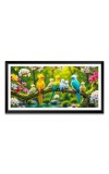 Nature Landscape Floating Frame Scenery Digital Print - (I5755) - 12x24 inch Modern Nature Wall Art for Living Room, Bedroom, Office, Hotels, Drawing Room