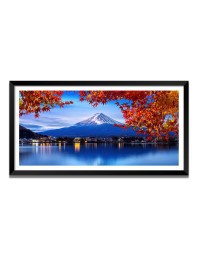 Nature Landscape Floating Frame Scenery Digital Print - (I5554) - 12x24 inch Modern Nature Wall Art for Living Room, Bedroom, Office, Hotels, Drawing Room