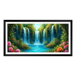 Nature Landscape Floating Frame Scenery Digital Print - (I5905) - 12x24 inch Modern Nature Wall Art for Living Room, Bedroom, Office, Hotels, Drawing Room Nature Landscape Floating Frame Scenery Digital Print - (I5905) - 12x24 inch Modern Nature Wall Art for Living Room, Bedroom, Office, Hotels, Drawing Room