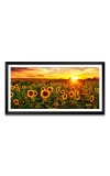 Nature Landscape Floating Frame Scenery Digital Print - (I5598) - 12x24 inch Modern Nature Wall Art for Living Room, Bedroom, Office, Hotels, Drawing Room