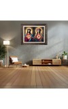 Jesus Big Photo Frame - 18x22 Inches for Home,Temple & Office Decoration