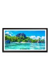 Nature Landscape Floating Frame Scenery Digital Print - (I5745) - 12x24 inch Modern Nature Wall Art for Living Room, Bedroom, Office, Hotels, Drawing Room