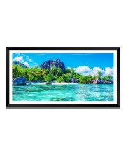 Nature Landscape Floating Frame Scenery Digital Print - (I5745) - 12x24 inch Modern Nature Wall Art for Living Room, Bedroom, Office, Hotels, Drawing Room
