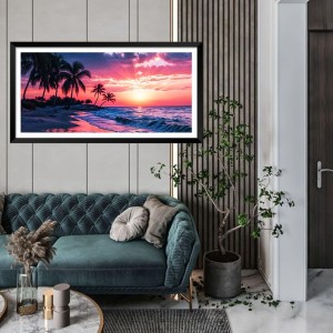 Nature Landscape Floating Frame Scenery Digital Print - (I5890) - 12x24 inch Modern Nature Wall Art for Living Room, Bedroom, Office, Hotels, Drawing Room Nature Landscape Floating Frame Scenery Digital Print - (I5890) - 12x24 inch Modern Nature Wall Art for Living Room, Bedroom, Office, Hotels, Drawing Room