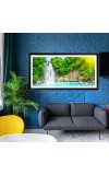 Nature Landscape Floating Frame Scenery Digital Print - (I5823) - 12x24 inch Modern Nature Wall Art for Living Room, Bedroom, Office, Hotels, Drawing Room