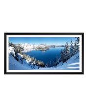 Nature Landscape Floating Frame Scenery Digital Print - (I5887) - 12x24 inch Modern Nature Wall Art for Living Room, Bedroom, Office, Hotels, Drawing Room