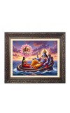 Lakhsmi narayan Big Photo Frame - 20x24 Inches for Home,Temple & Office Decoration