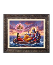 Lakhsmi narayan Big Photo Frame - 18x22 Inches for Home,Temple & Office Decoration