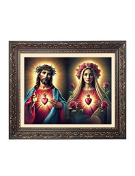 Jesus Big Photo Frame - 18x22 Inches for Home,Temple & Office Decoration