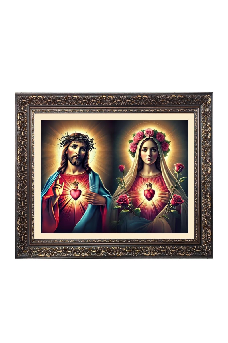 Jesus Big Photo Frame - 18x22 Inches for Home,Temple & Office Decoration