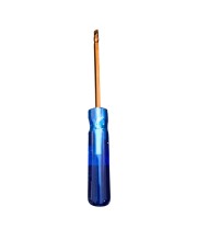 Flat Head Screwdriver with Blue Handle – Durable Steel Shaft, Precision Slotted magnetic & hardened Screw Driver for Home, DIY & Professional Use